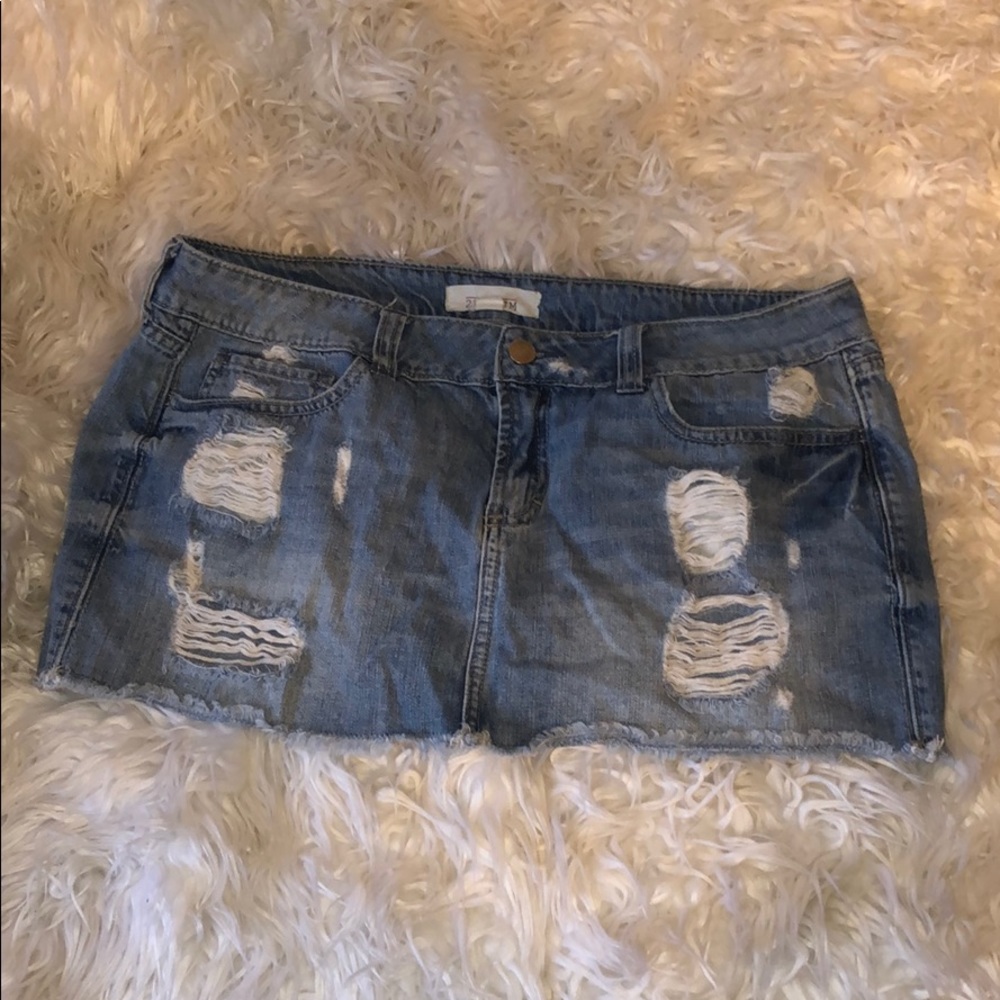 Forever 21 Jean Skirt